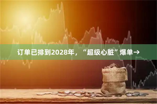 订单已排到2028年，“超级心脏”爆单→